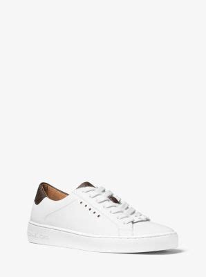 Irving Leather and Logo Sneaker 